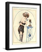 1920s France La Vie Parisienne Magazine Plate-null-Framed Giclee Print