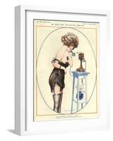 1920s France La Vie Parisienne Magazine Plate-null-Framed Giclee Print