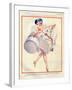 1920s France La Vie Parisienne Magazine Plate-null-Framed Giclee Print