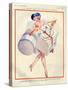 1920s France La Vie Parisienne Magazine Plate-null-Stretched Canvas