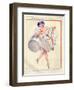 1920s France La Vie Parisienne Magazine Plate-null-Framed Giclee Print