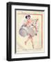 1920s France La Vie Parisienne Magazine Plate-null-Framed Giclee Print