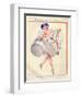 1920s France La Vie Parisienne Magazine Plate-null-Framed Giclee Print