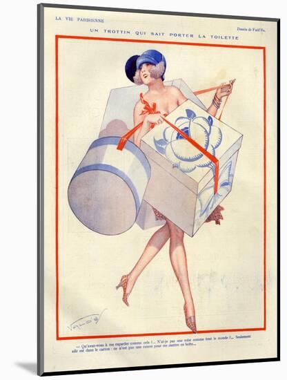 1920s France La Vie Parisienne Magazine Plate-null-Mounted Giclee Print