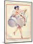 1920s France La Vie Parisienne Magazine Plate-null-Mounted Giclee Print