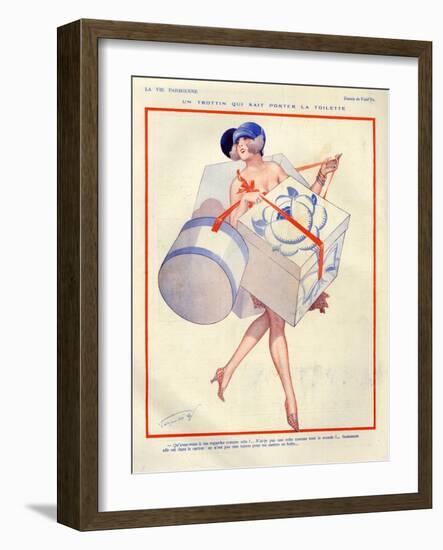 1920s France La Vie Parisienne Magazine Plate-null-Framed Giclee Print