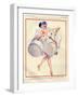 1920s France La Vie Parisienne Magazine Plate-null-Framed Giclee Print