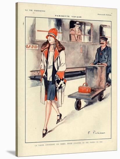 1920s France La Vie Parisienne Magazine Plate-null-Stretched Canvas