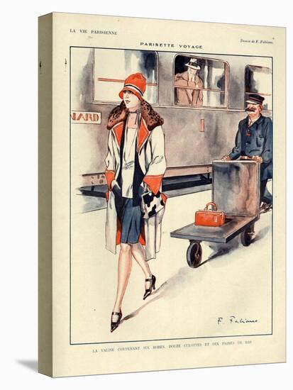 1920s France La Vie Parisienne Magazine Plate-null-Stretched Canvas