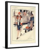 1920s France La Vie Parisienne Magazine Plate-null-Framed Giclee Print