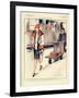 1920s France La Vie Parisienne Magazine Plate-null-Framed Giclee Print