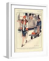 1920s France La Vie Parisienne Magazine Plate-null-Framed Giclee Print