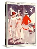 1920s France La Vie Parisienne Magazine Plate-null-Stretched Canvas