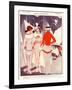 1920s France La Vie Parisienne Magazine Plate-null-Framed Giclee Print