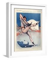 1920s France La Vie Parisienne Magazine Plate-null-Framed Giclee Print