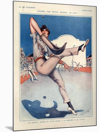 1920s France La Vie Parisienne Magazine Plate-null-Mounted Giclee Print