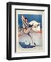 1920s France La Vie Parisienne Magazine Plate-null-Framed Premium Giclee Print