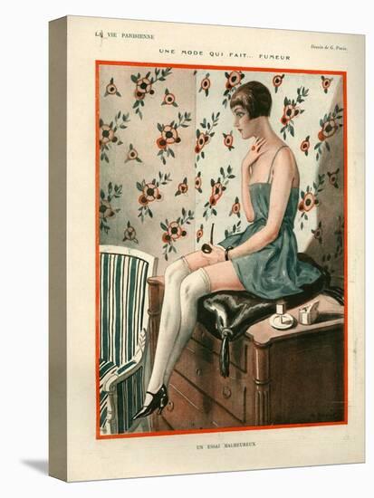 1920s France La Vie Parisienne Magazine Plate-null-Stretched Canvas