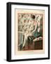 1920s France La Vie Parisienne Magazine Plate-null-Framed Giclee Print