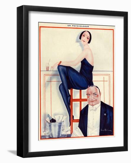 1920s France La Vie Parisienne Magazine Plate-null-Framed Giclee Print