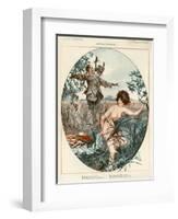 1920s France La Vie Parisienne Magazine Plate-null-Framed Giclee Print