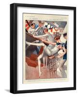 1920s France La Vie Parisienne Magazine Plate-null-Framed Giclee Print