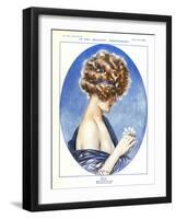 1920s France La Vie Parisienne Magazine Plate-null-Framed Giclee Print