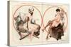 1920s France La Vie Parisienne Magazine Plate-null-Stretched Canvas