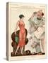 1920s France La Vie Parisienne Magazine Plate-null-Stretched Canvas