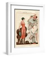 1920s France La Vie Parisienne Magazine Plate-null-Framed Giclee Print