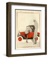 1920s France La Vie Parisienne Magazine Plate-null-Framed Giclee Print