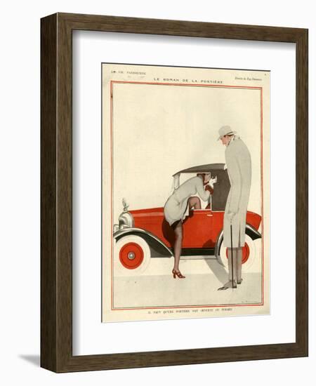 1920s France La Vie Parisienne Magazine Plate-null-Framed Giclee Print