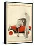 1920s France La Vie Parisienne Magazine Plate-null-Framed Stretched Canvas