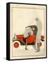 1920s France La Vie Parisienne Magazine Plate-null-Framed Stretched Canvas