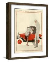 1920s France La Vie Parisienne Magazine Plate-null-Framed Giclee Print