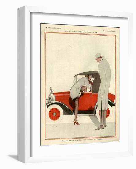 1920s France La Vie Parisienne Magazine Plate-null-Framed Giclee Print