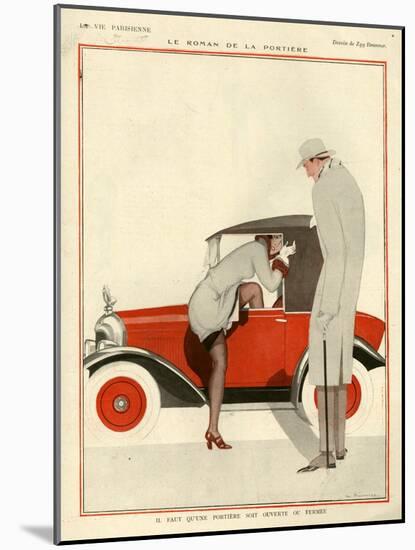 1920s France La Vie Parisienne Magazine Plate-null-Mounted Giclee Print