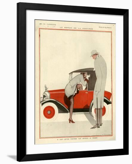 1920s France La Vie Parisienne Magazine Plate-null-Framed Giclee Print