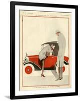 1920s France La Vie Parisienne Magazine Plate-null-Framed Giclee Print