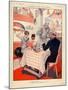 1920s France La Vie Parisienne Magazine Plate-null-Mounted Premium Giclee Print