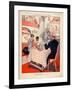 1920s France La Vie Parisienne Magazine Plate-null-Framed Giclee Print