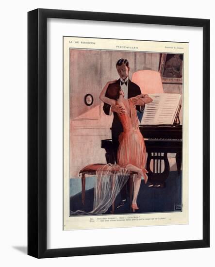 1920s France La Vie Parisienne Magazine Plate-null-Framed Giclee Print