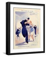 1920s France La Vie Parisienne Magazine Plate-null-Framed Giclee Print