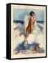 1920s France La Vie Parisienne Magazine Plate-null-Framed Stretched Canvas