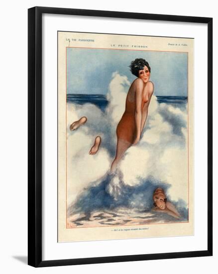 1920s France La Vie Parisienne Magazine Plate-null-Framed Giclee Print