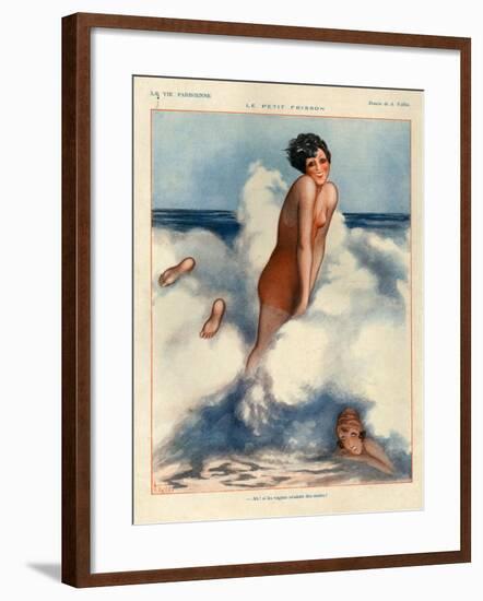 1920s France La Vie Parisienne Magazine Plate-null-Framed Giclee Print