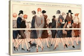 1920s France La Vie Parisienne Magazine Plate-null-Stretched Canvas