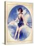 1920s France La Vie Parisienne Magazine Plate-null-Stretched Canvas