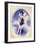 1920s France La Vie Parisienne Magazine Plate-null-Framed Giclee Print