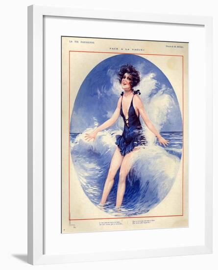 1920s France La Vie Parisienne Magazine Plate-null-Framed Giclee Print